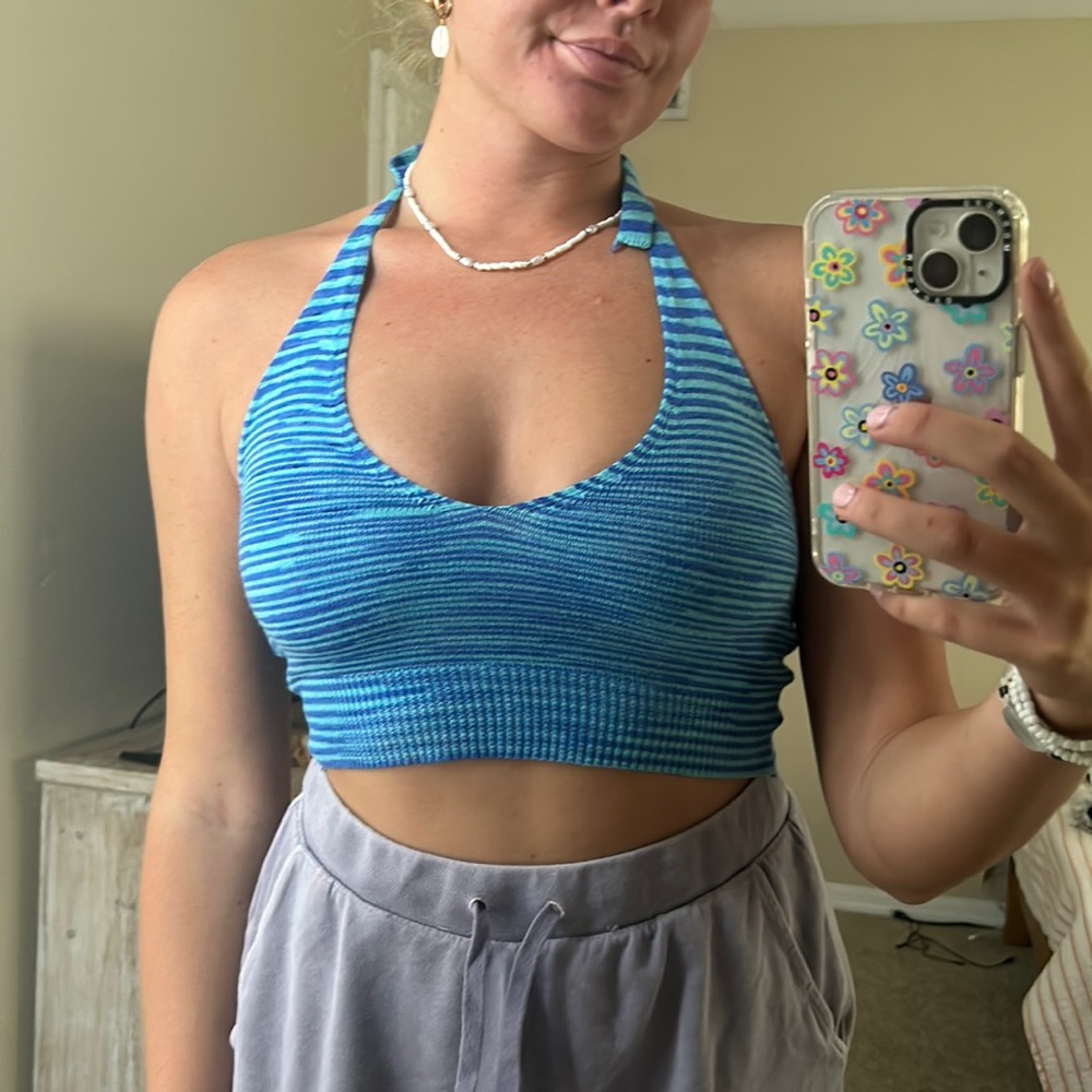 SHEIN Knit Halter Top: Medium